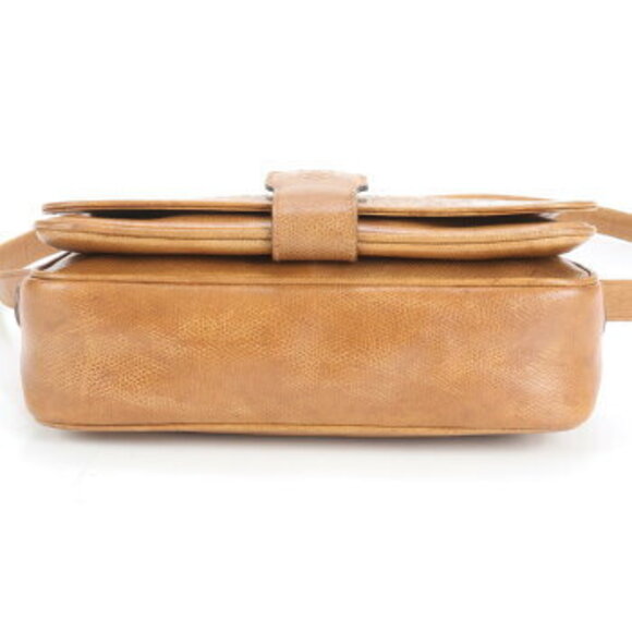 Celine Crocodile Leather Crossbody Bag Brown - Picture 5 of 9